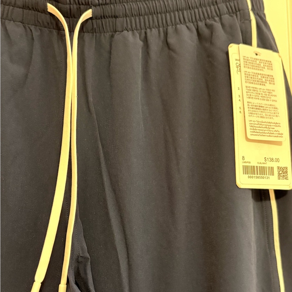 NWT Lululemon Women's Court Rival Wide-Leg Track Pant in Club Blue/White - Picture 8 of 12